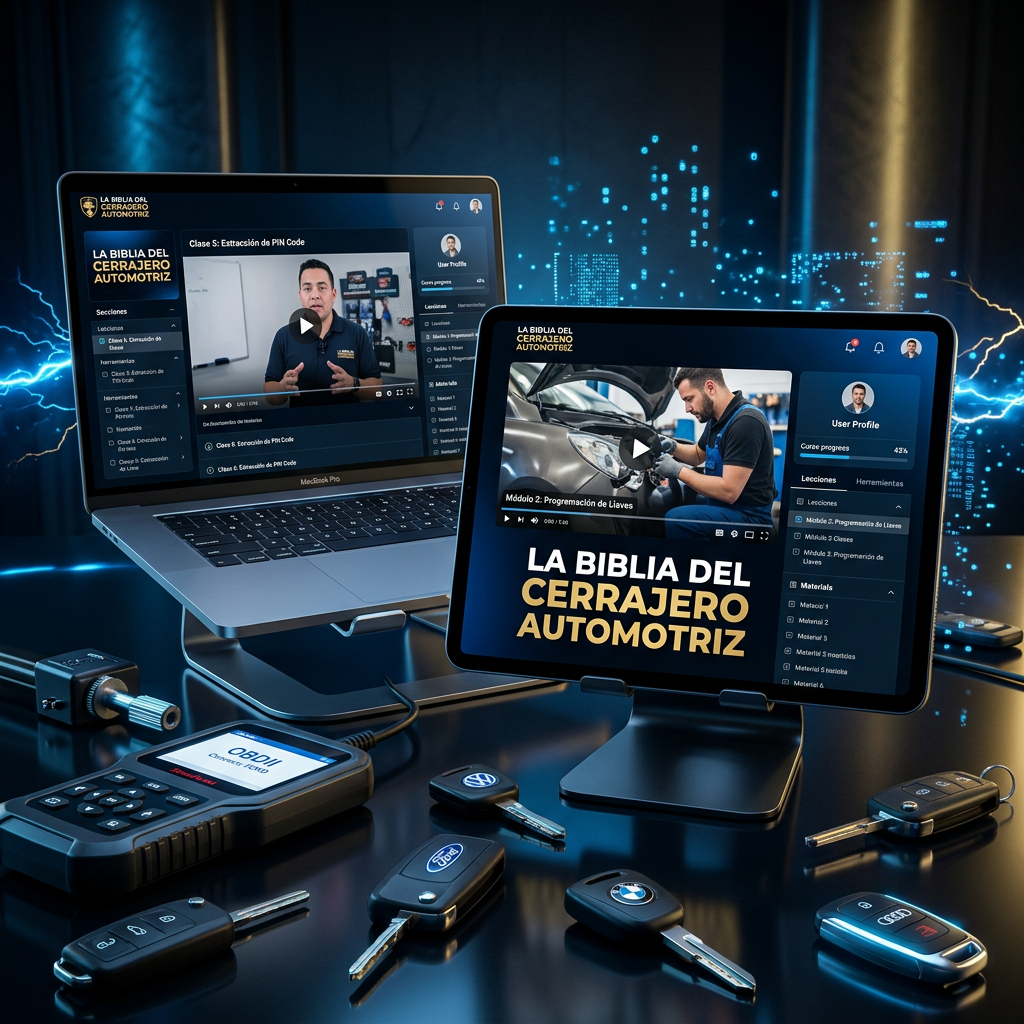 🗝️La Biblia del Cerrajero Automotriz (Curso en Video)